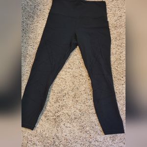 Athleta Elation laser cut leggings size SP (small petite/